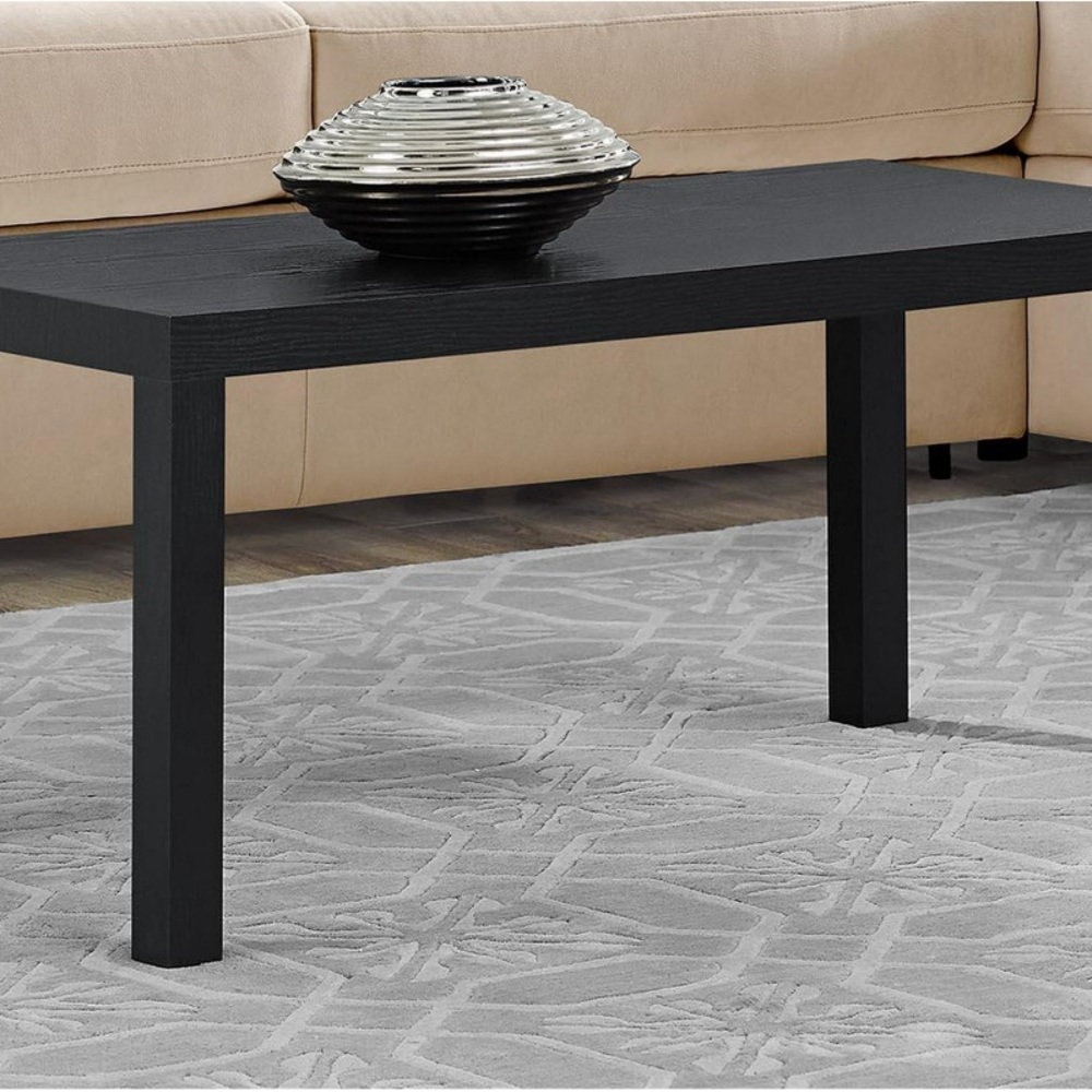 Mainstays Parsons Coffee Table, Black